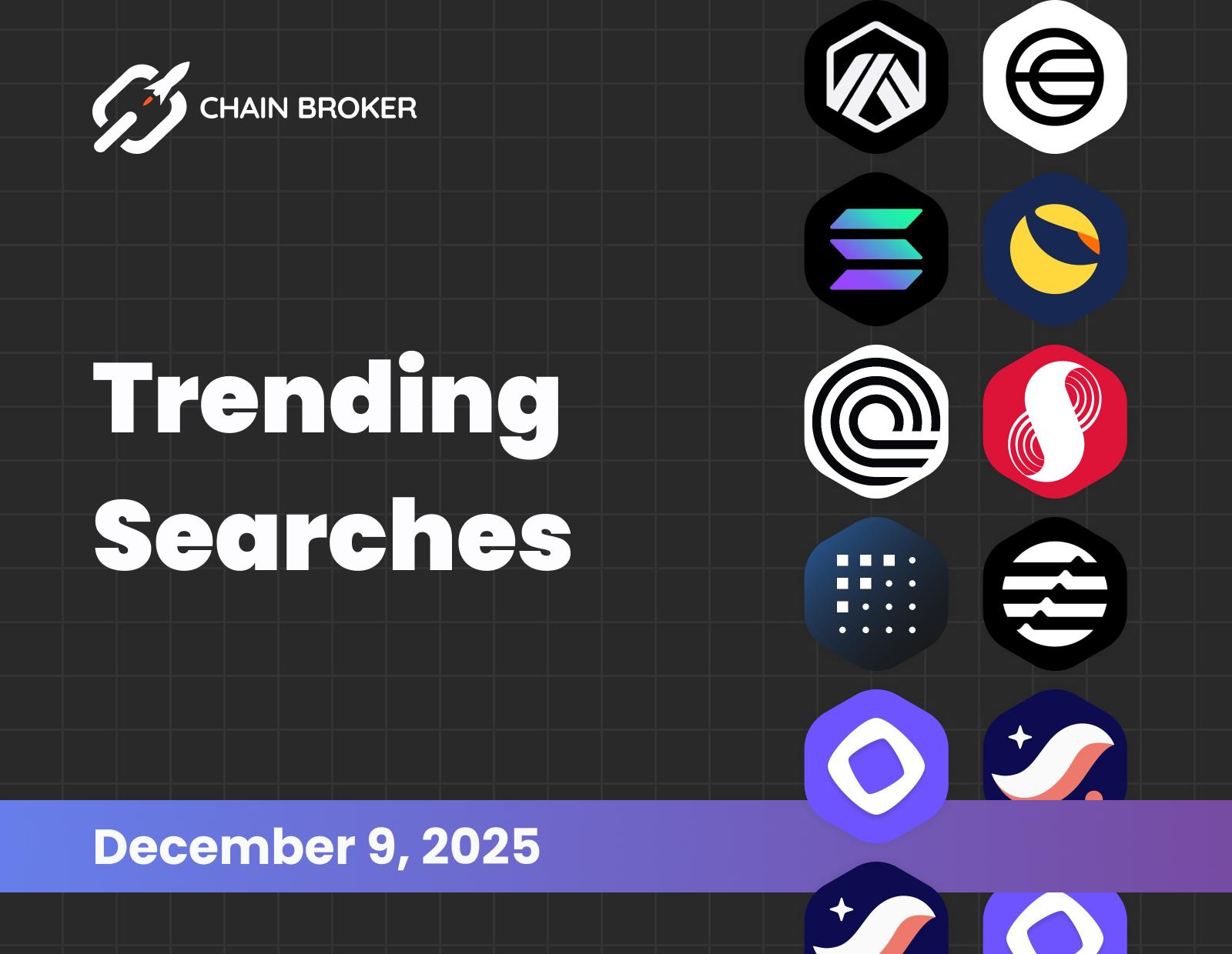 Trending searches on Chain Broker Trending searches on Chain Broker