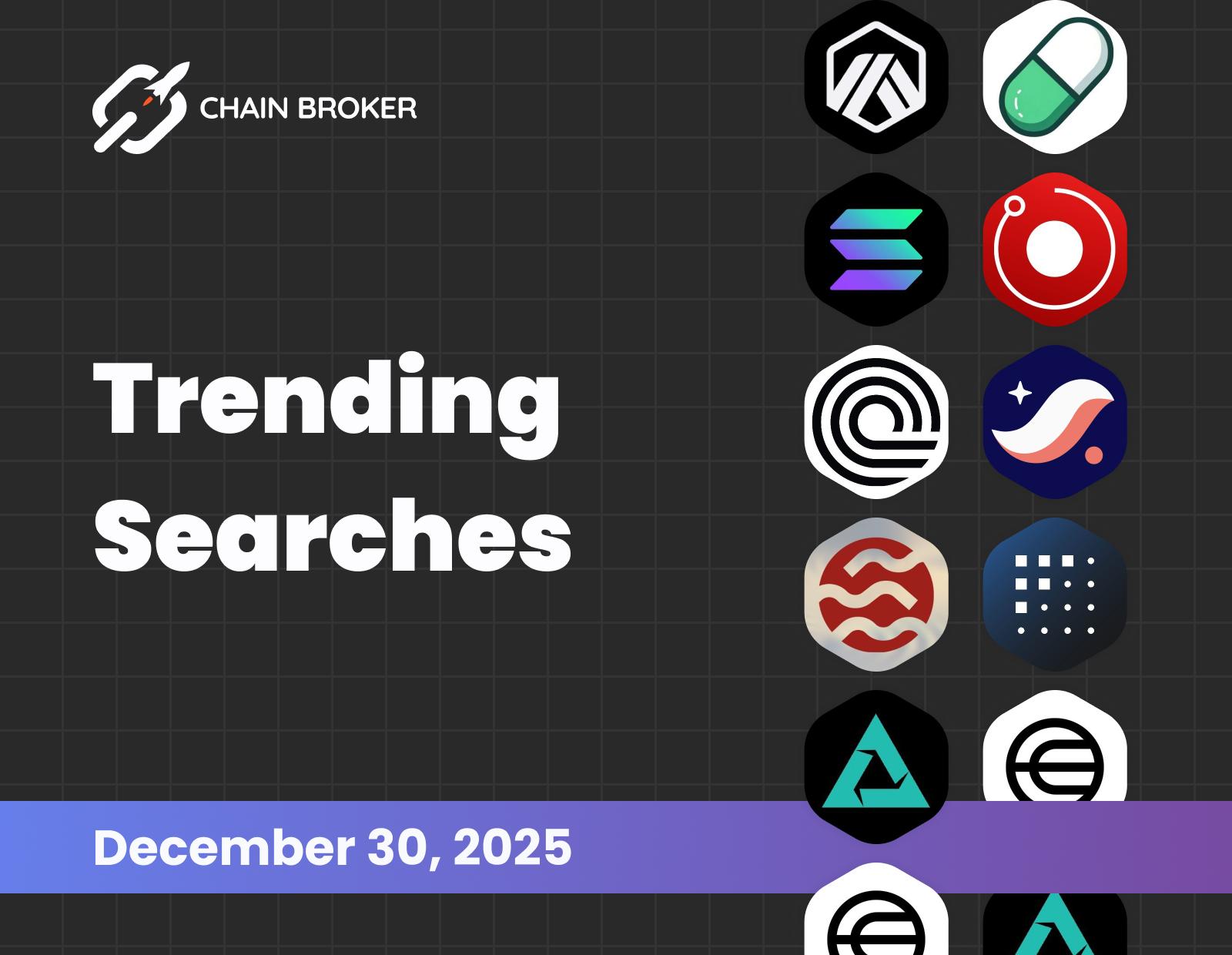 Trending searches on Chain Broker Trending searches on Chain Broker