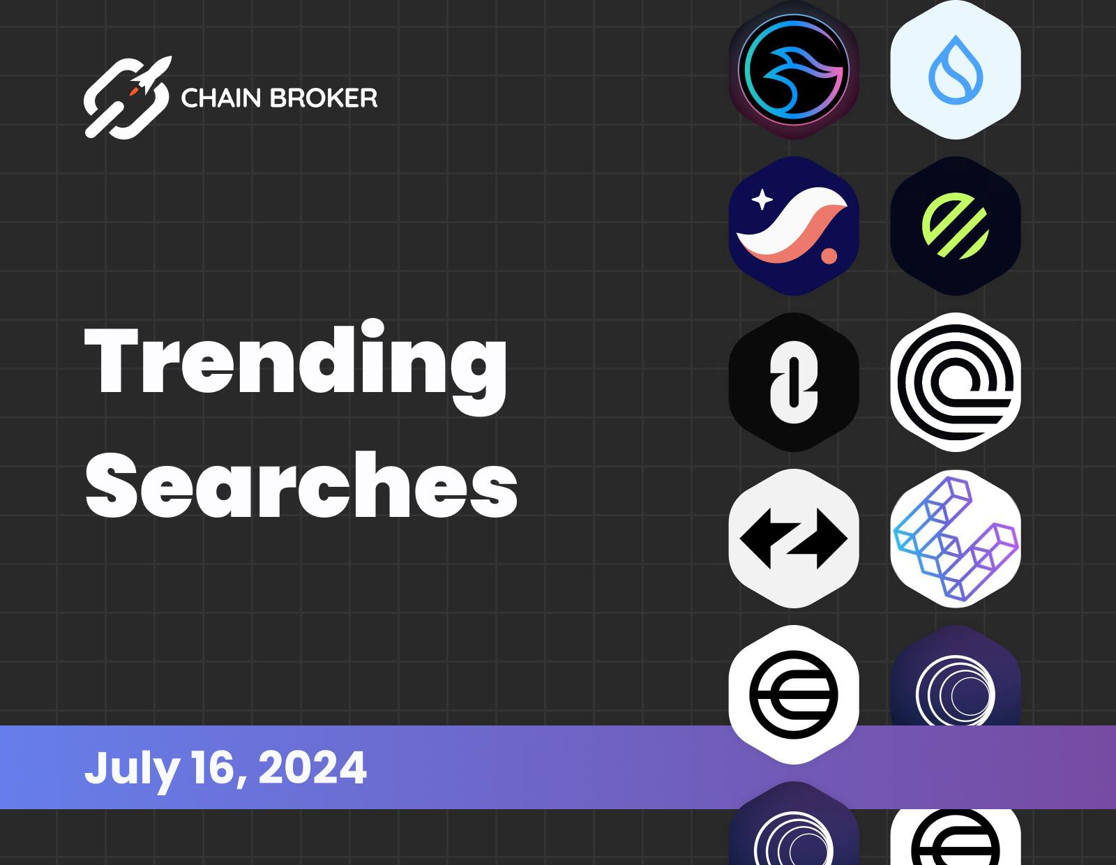 Trending Searches on Chain Broker Trending Searches on Chain Broker