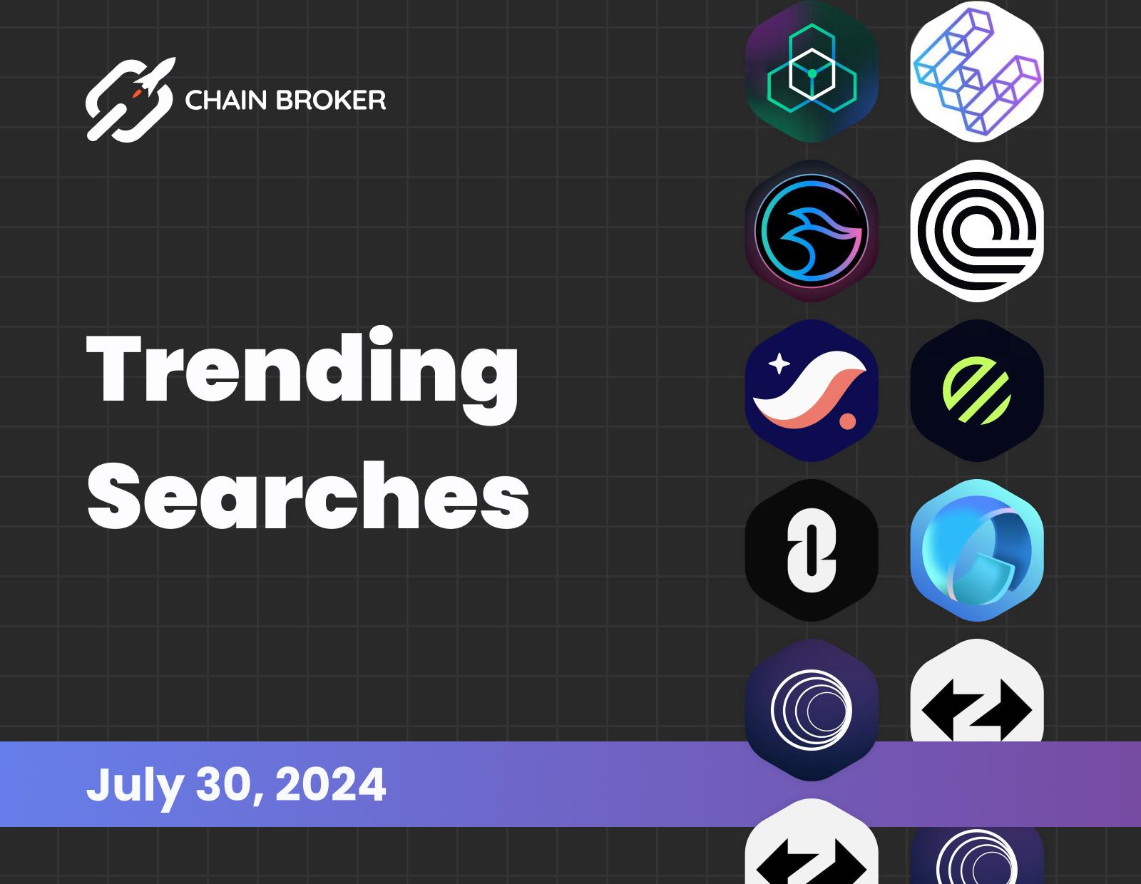 Trending Searches on Chain Broker Trending Searches on Chain Broker