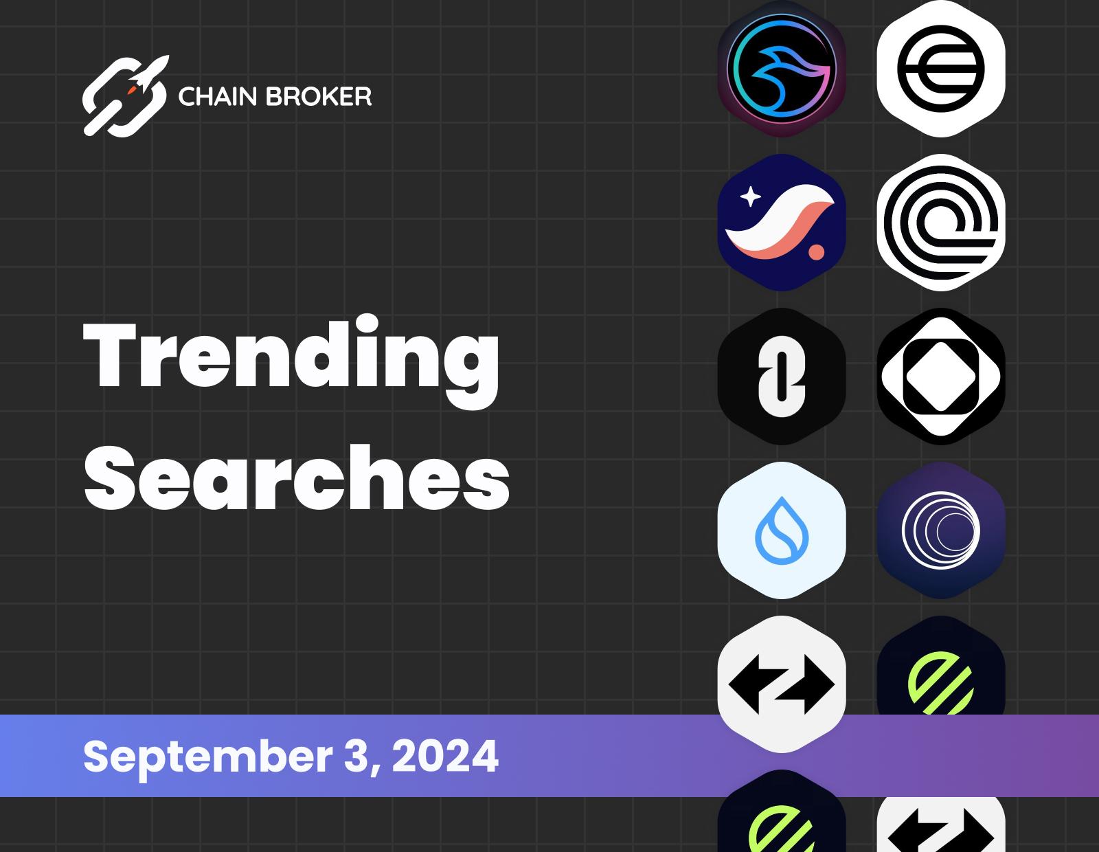 Trending Searches on Chain Broker Trending Searches on Chain Broker