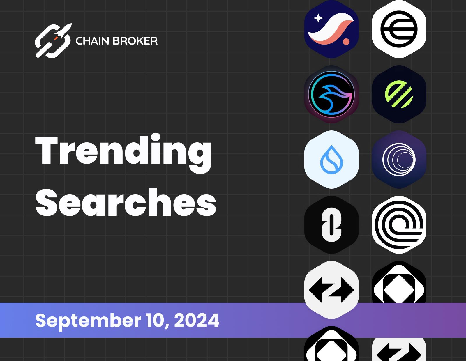Trending Searches on Chain Broker Trending Searches on Chain Broker