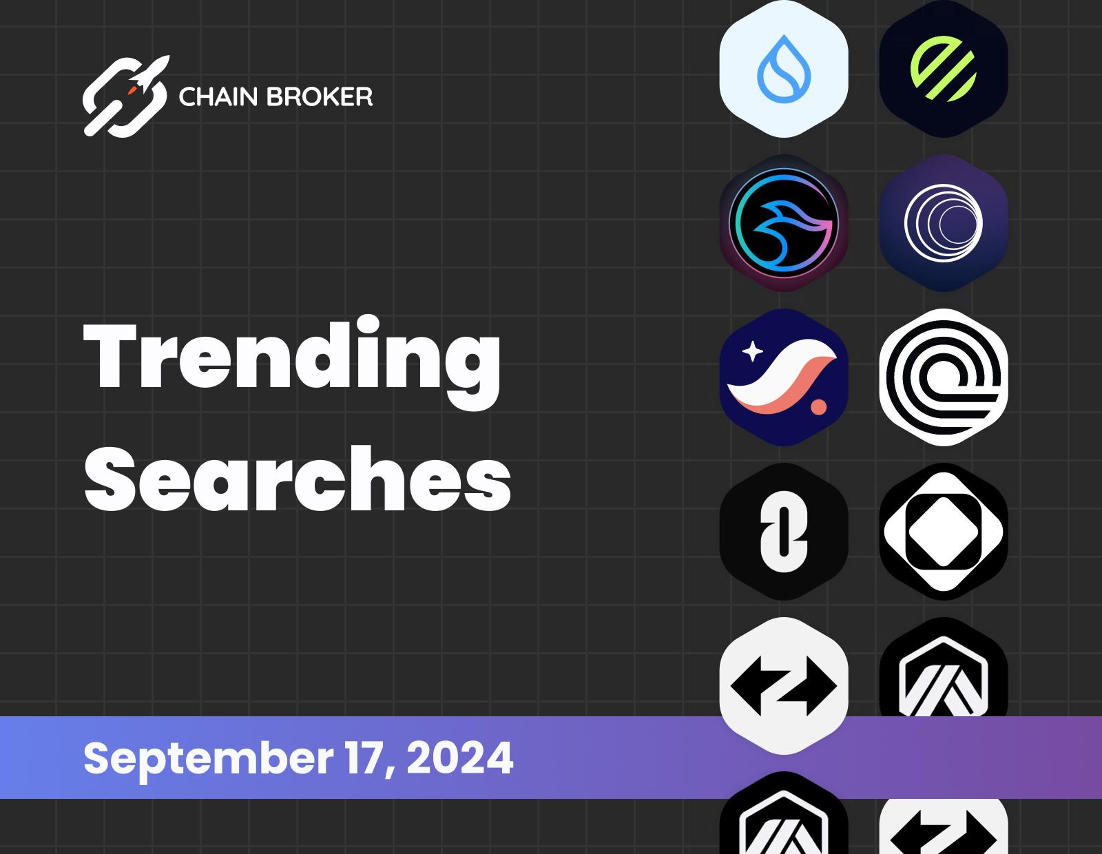 Trending Searches on Chain Broker Trending Searches on Chain Broker