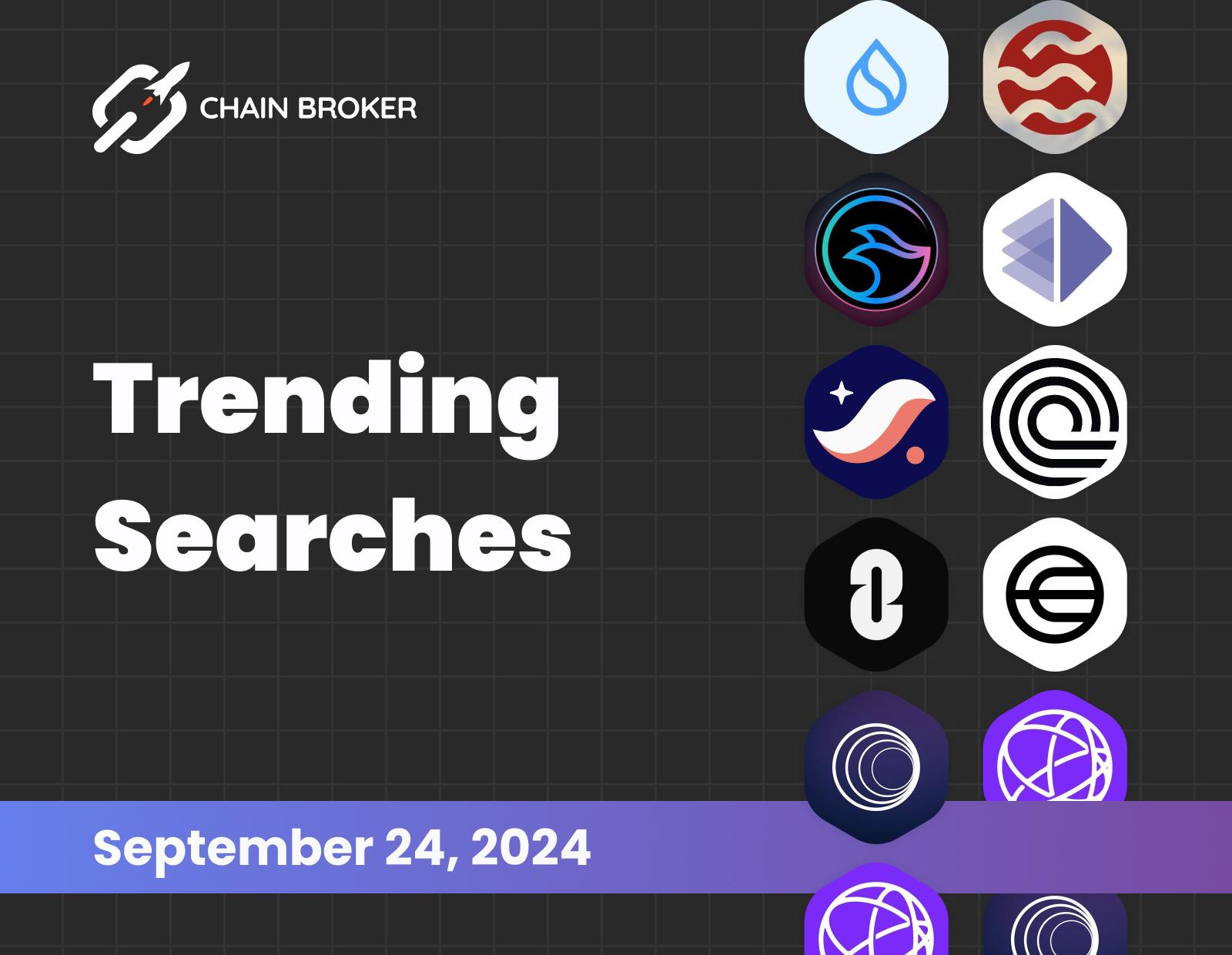 Trending Searches on Chain Broker Trending Searches on Chain Broker