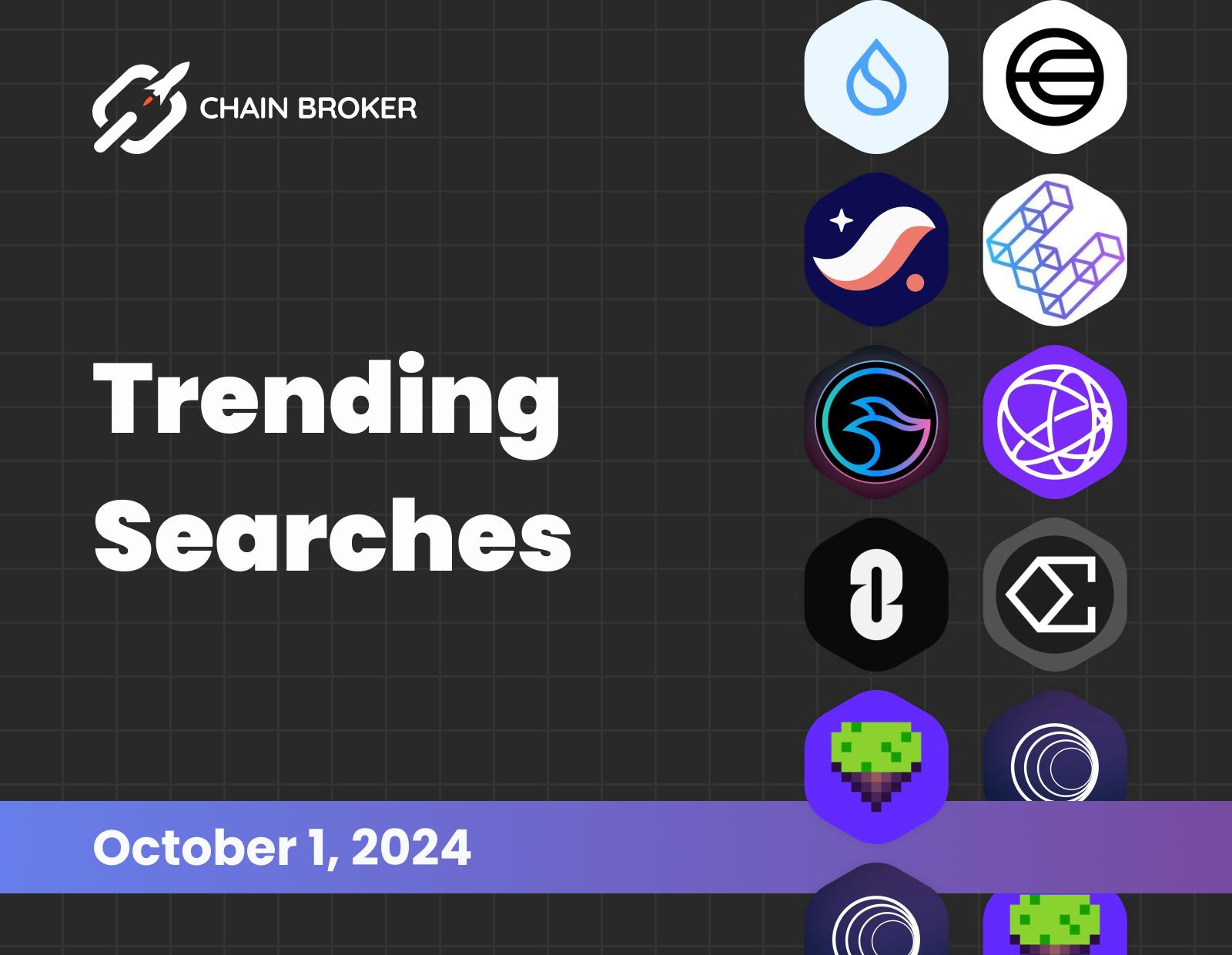 Trending Searches on Chain Broker Trending Searches on Chain Broker