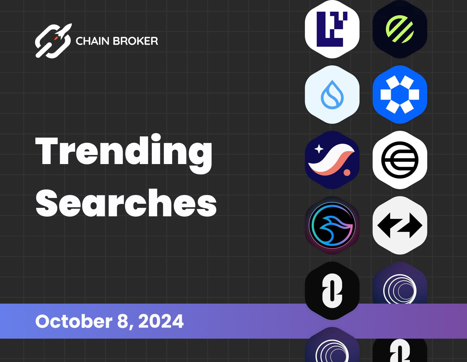 Trending Searches on Chain Broker Trending Searches on Chain Broker