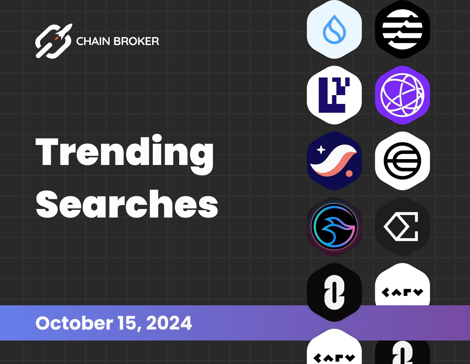 Trending Searches on Chain Broker Trending Searches on Chain Broker