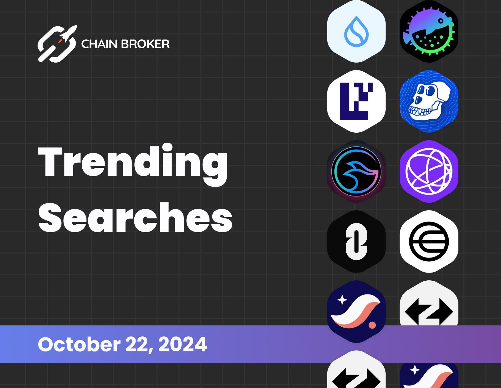 Trending Searches on Chain Broker Trending Searches on Chain Broker