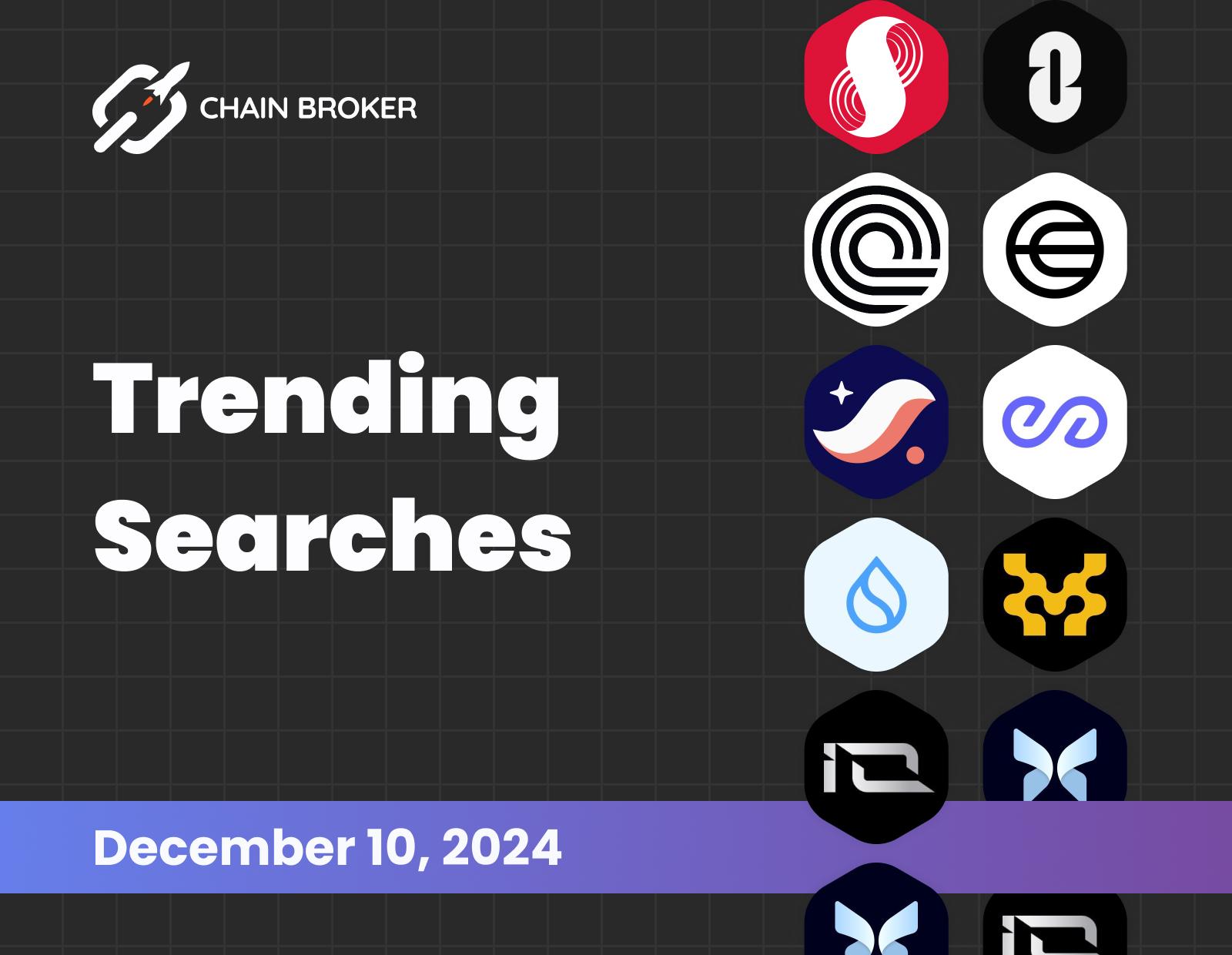 Trending Searches on Chain Broker Trending Searches on Chain Broker