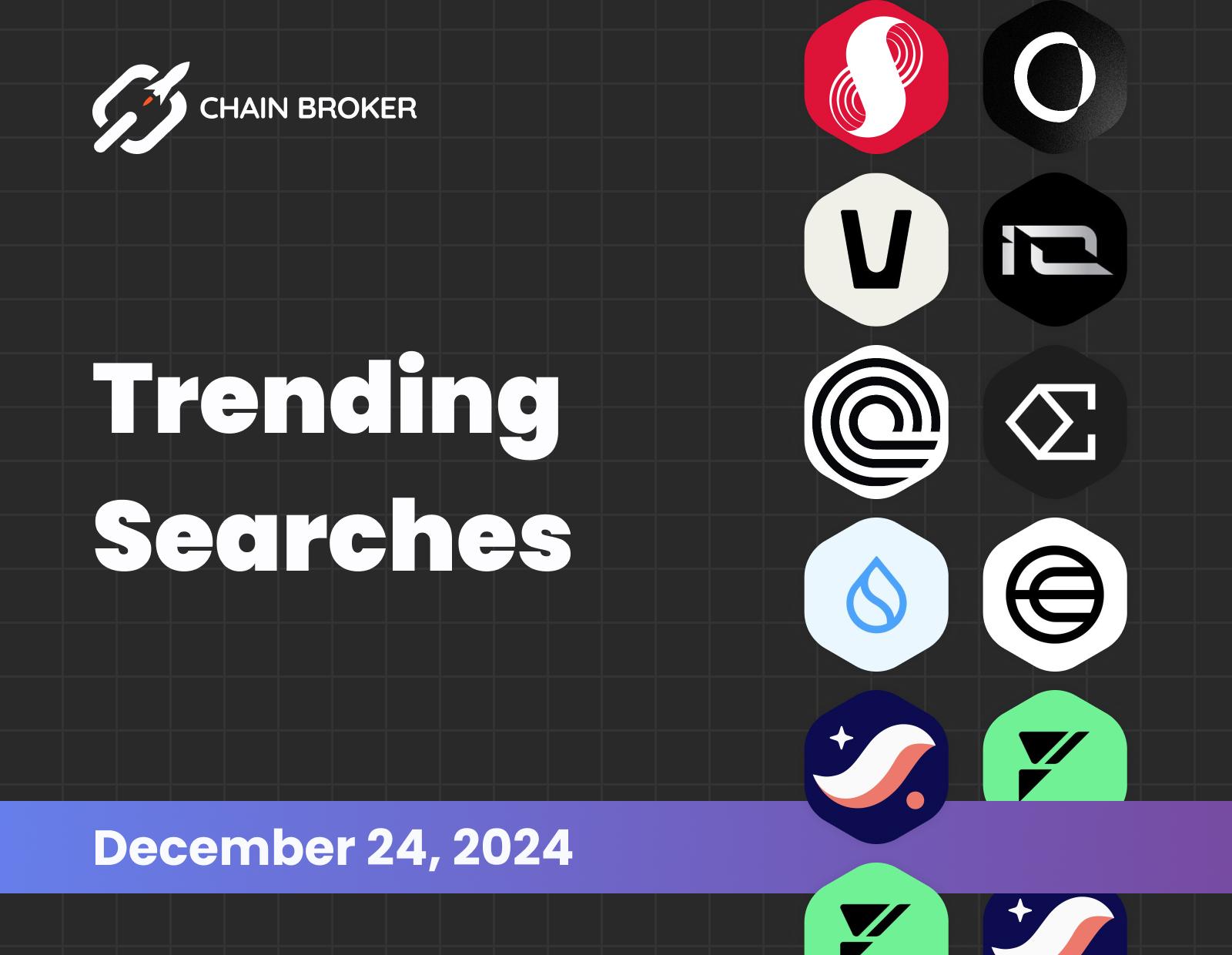 Trending Searches on Chain Broker Trending Searches on Chain Broker