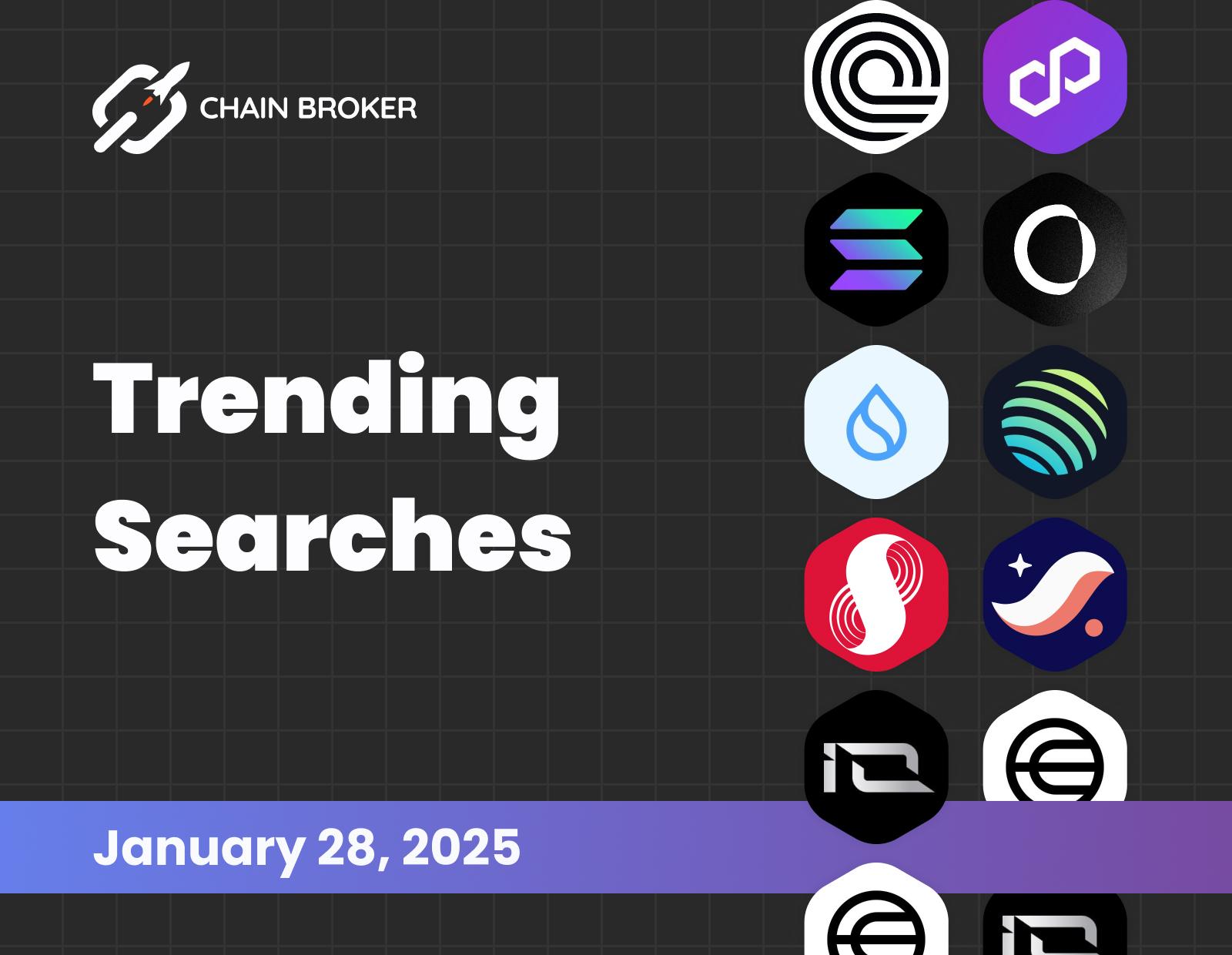 Trending searches on Chain Broker Trending searches on Chain Broker
