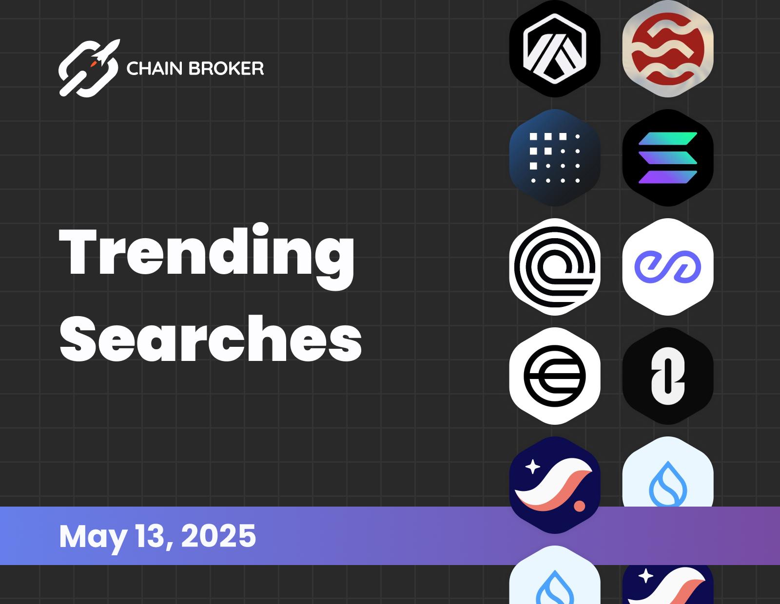 Trending searches on Chain Broker Trending searches on Chain Broker