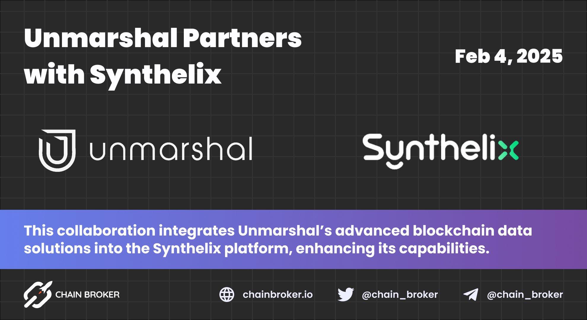 Unmarshal Partners with Synthelix Unmarshal Partners with Synthelix
