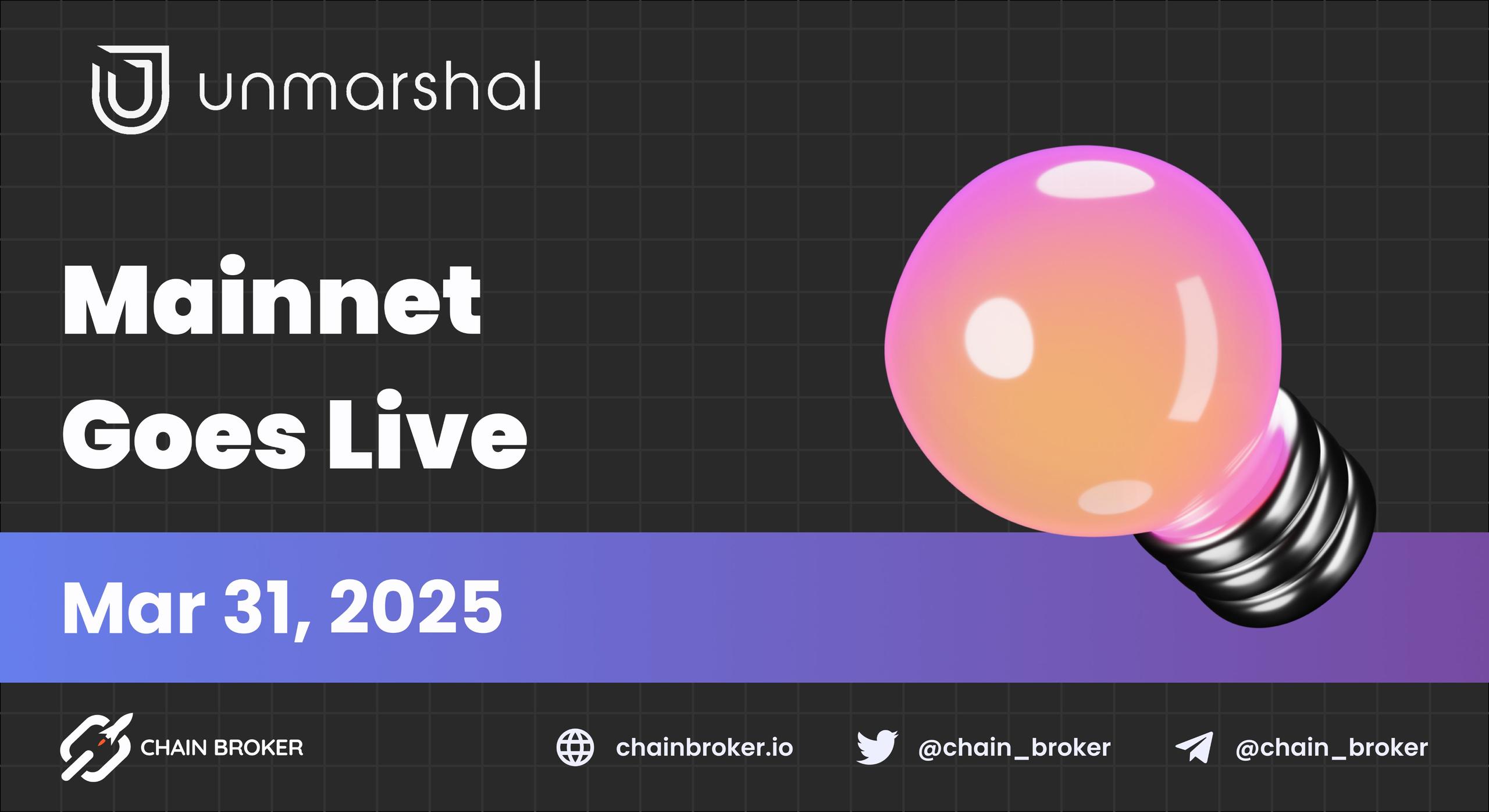 Unmarshal's Decentralized Network is Officially Live Unmarshal's Decentralized Network is Officially Live