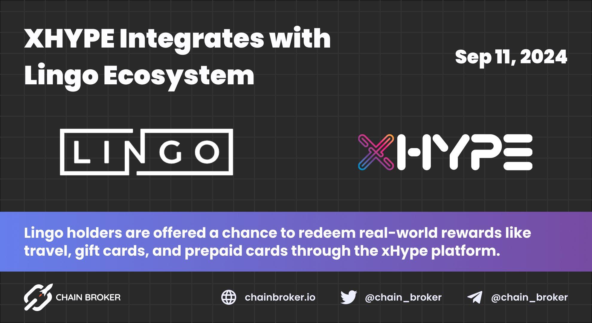 XHYPE Integrates with Lingo Ecosystem XHYPE Integrates with Lingo Ecosystem