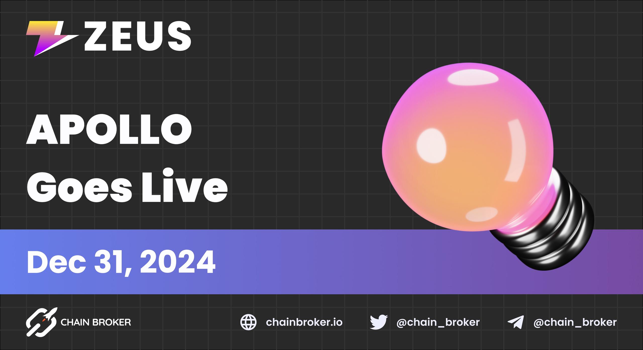 Zeus Ecosystem Launches APOLLO and zBTC Zeus Ecosystem Launches APOLLO and zBTC