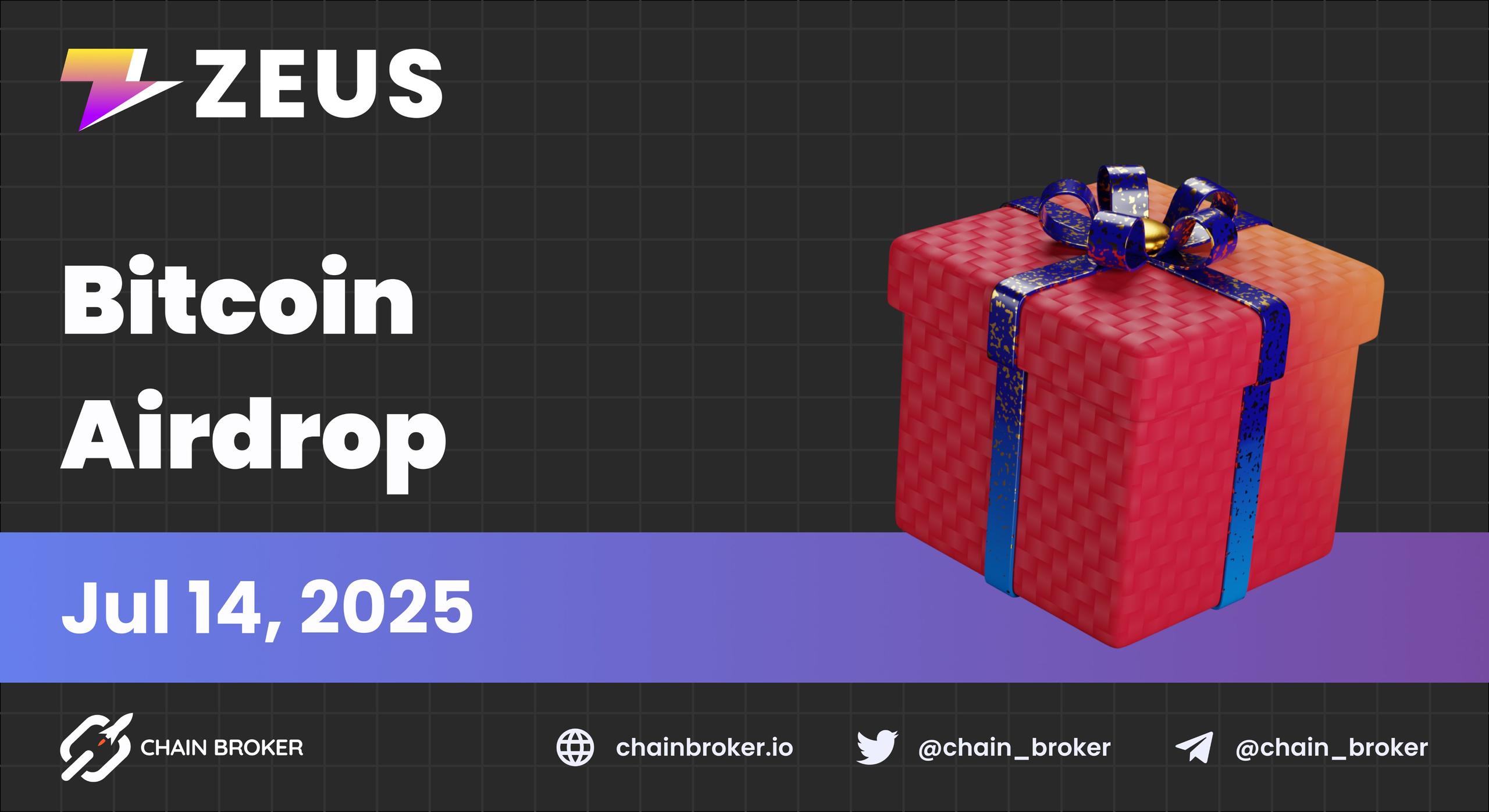 Zeus Network Announces a Bitcoin Airdrop on Solana Zeus Network Announces a Bitcoin Airdrop on Solana