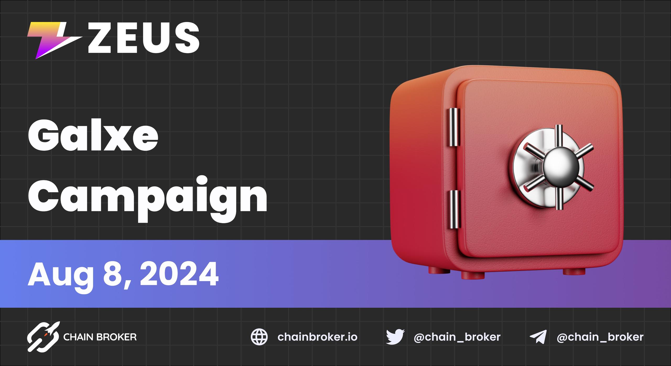 Zeus Network Launches a Galxe Campaign Zeus Network Launches a Galxe Campaign